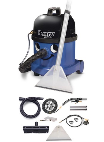 Numatic Henry Wash HVW370 Carpet, Hard Floor and Upholstery Vac Cleaner