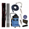 StreamVac 30L Commercial Gutter Cleaning System with 3 x 5ft Carbon Poles and CCTV Kit